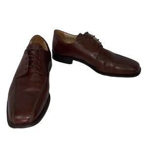 Pronto Uomo Firenze Made in Italy Men’s Brown Leather Shoe Size 11.5